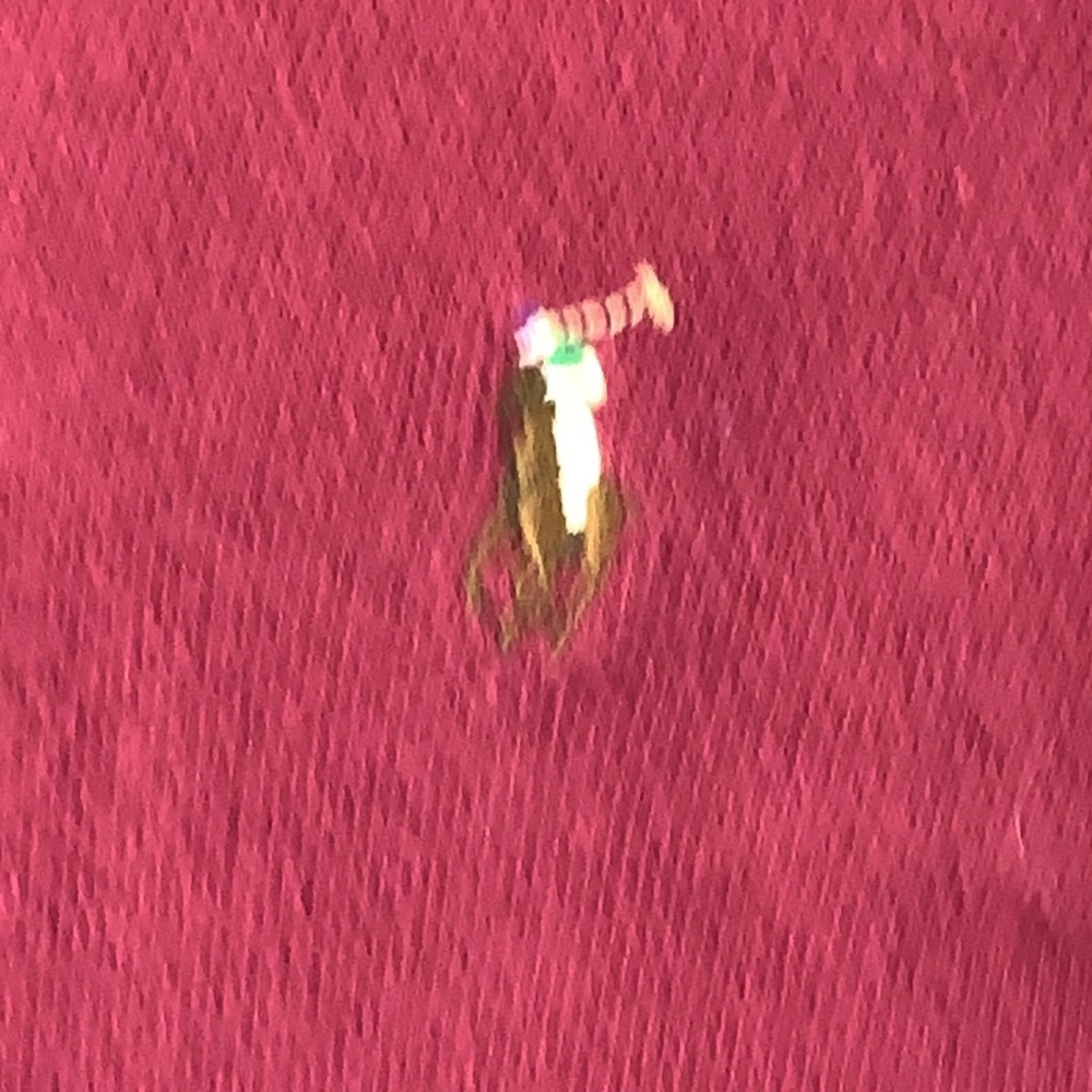 Polo by Ralph Lauren "ESTATE RIB" Red polo shirt sz XL - Picture 3 of 8